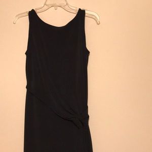 Talbots twist front dress size PS black